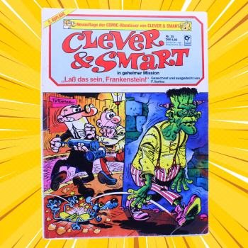 Clever & Smart Nr. 25 (1983) – Laß das sein, Frankenstein | hoppla-stuff.de